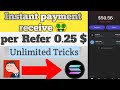 Jin token airdrop প্রতি রেফার 25 টাকা unlimited refer Telegram Airdrop Bot Free SOL