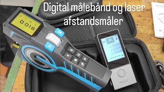 Digital målebånd og afstandsmåler fra Mileseey