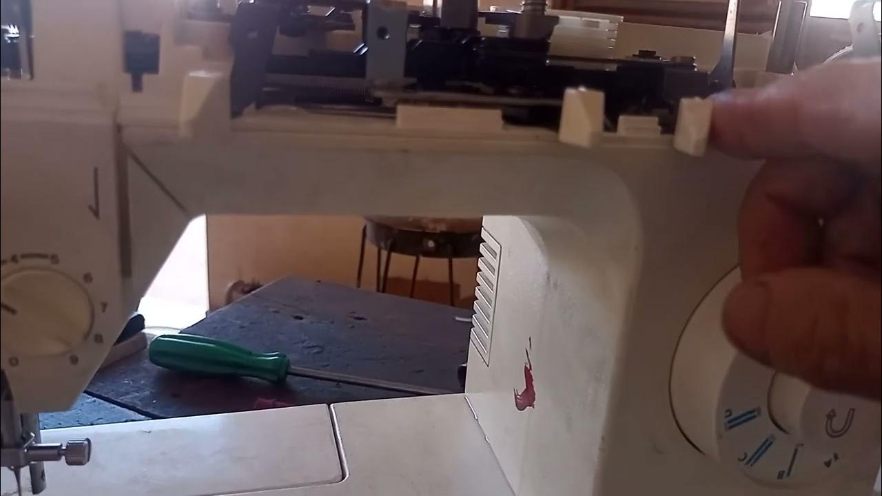 Máquina Singer modelo 5805 C con problemas de tensión, tiempo y bobina