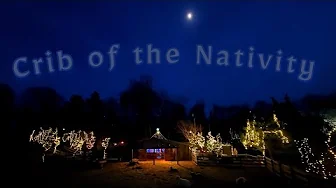 CRIB OF THE NATIVITY - Krohn Conservatory LIVE Manger 2023