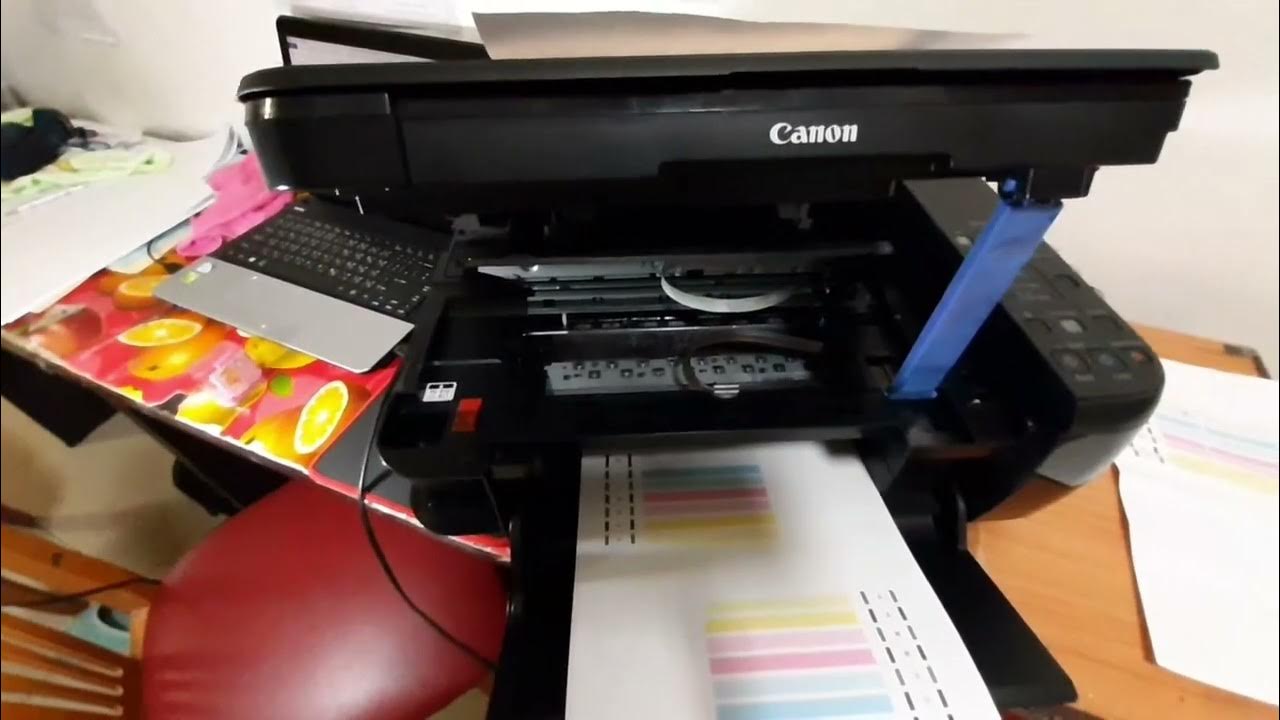 Error E03 Printer Canon pixma MP287 ปัญหาเส้นผมบังภูเขา YouTube