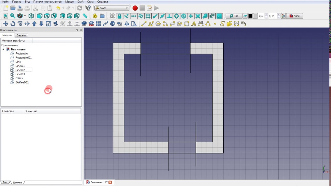 FreeCAD штриховка Часть2 [TechDraw Hatching, TechDraw Hatch] - YouTube