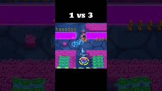 Brock vs 3 😈 _ brawl stars#supercell #shorts #brawlstars