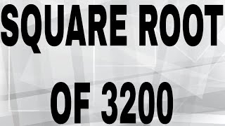 Methods to Calculate Square Roots