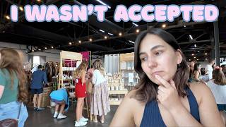 Visiting the market that rejected my application & Sewing ✨Small business vlog✨