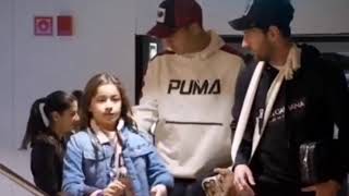 Leo Messi & Luis Suárez Kids Delfina Suárez & Thiago Messi