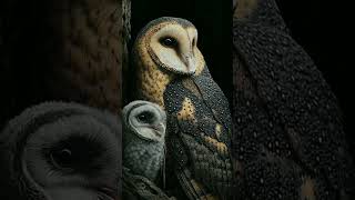 An Owl Guarding Its Owlet