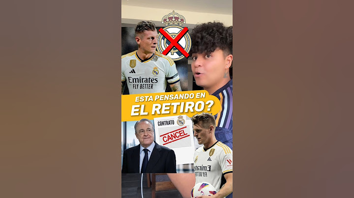 ¿TONI KROOS SE RETIRA? 😰❌⚽️ #realmadrid #futbol #soccer #joshjuanico #shorts #tonikroos #viral
