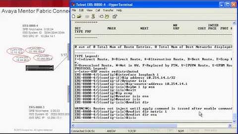 Setting Up IP Short Cuts over Fabric Connect