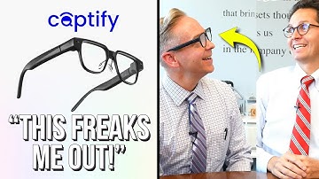 Captify Captioning Glasses - Our First Look
