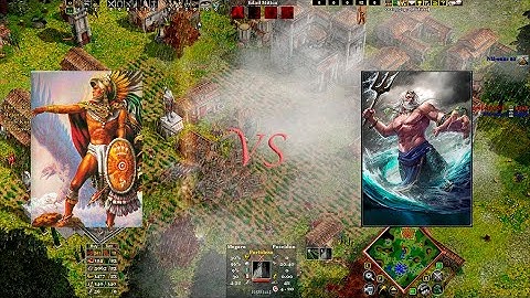 AoM Aztec Mod | (Gameplay): Quetzalcóatl VS Poseidon || (Titan Difficulty)