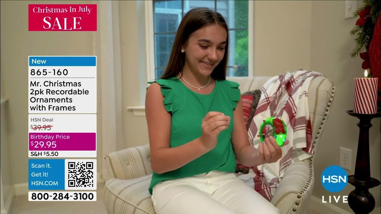HSN Christmas in July Sale Mr. Christmas 07.20.2024 02 PM YouTube
