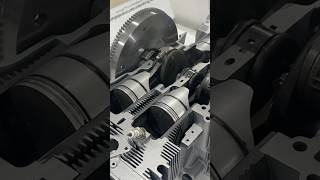 ポルシェ博物館の水平対向エンジン