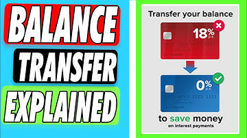 What is a Balance transfer? Should YOU do it or not?