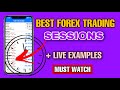 HIGHLY PROFITABLE TRADING SESSIONS( with live chart examples)