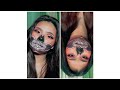 GLAM SKULL MAKEUP LOOK | first makeup video 2020 |