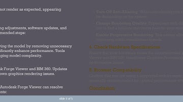 How to Fix Graphics Issues When Viewing IFC Models in Autodesk Forge and BIM 360?