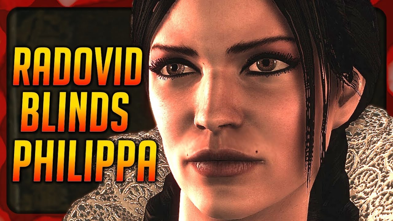 Radovid Gouges Philippa Elihart's Eyes Out! - Witcher 2