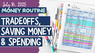 Money Routine | Money Tradeoffs + Saving Cash