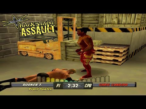 WCW Backstage Assault - Booker T - Hardcore Championship (PS1)