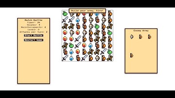 Candy Crush/Match 3 and Strategy game. Javascript, Typescript, React project.