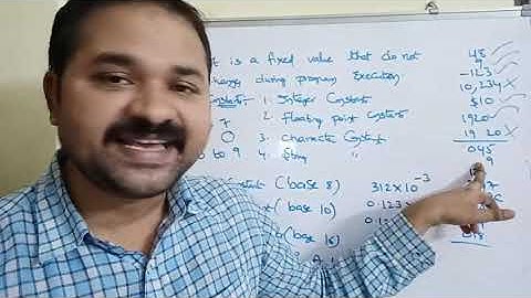 Literals in C#|Constants in c#|Define constants in c#