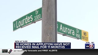 Appleton homeowners frustrated after not receiving mail due to mailbox guidelines