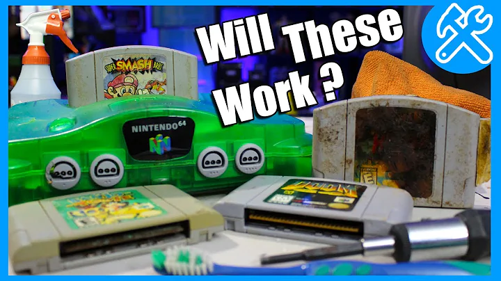 Cleaning Dirty Untested N64 Games | DIY Russ Lyman