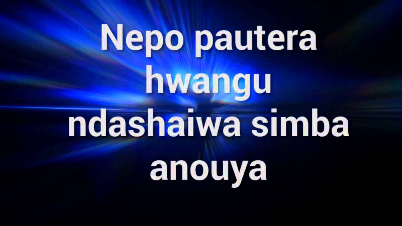 Shingisai Suluma - Ndopaanouya (video by Tiara Suluma)
