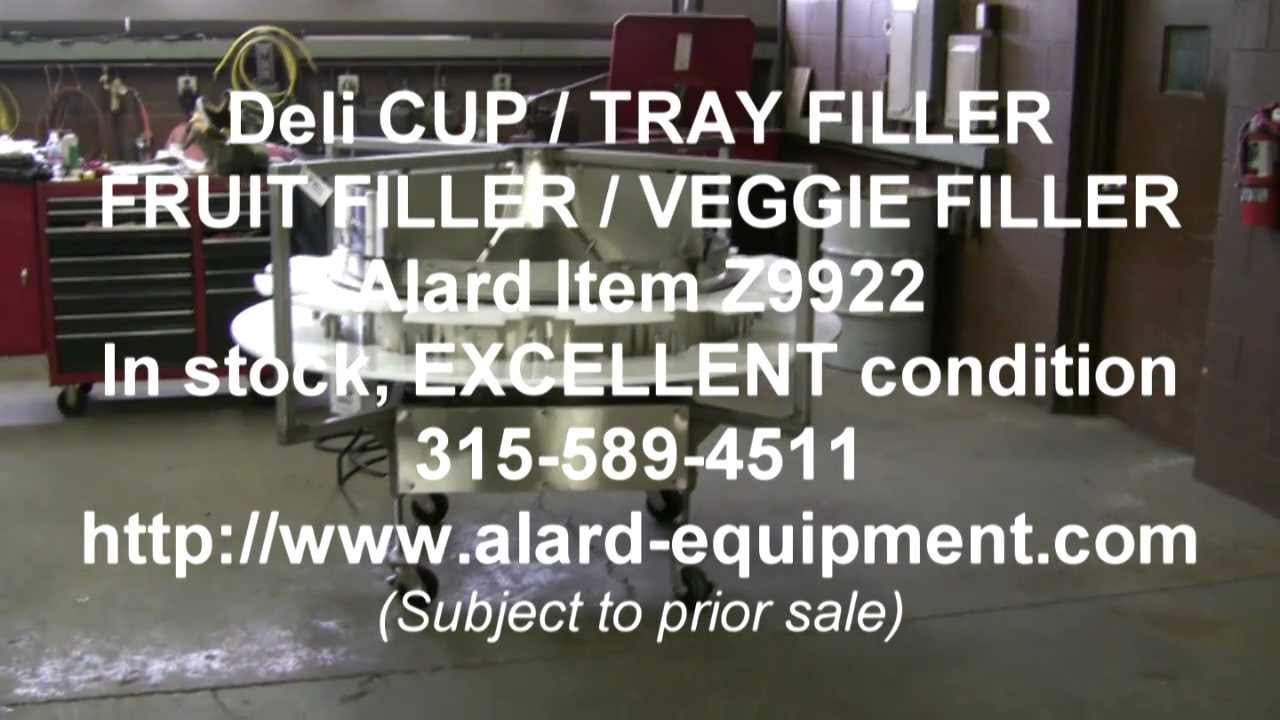 PALCON ROTARY FRUIT SALAD PACKING TABLE, Alard item Z9922