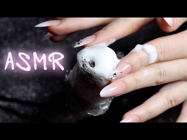 ASMR Extra Tingly Foam-Sounds on Microphone! (no talking)