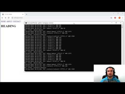 Django Tutorial - 7 - Dynamic Navigation in Django