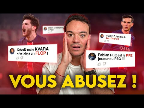 😱 Fabian Ruiz"TOCARD", Kvara FLOP... On répond à vos DINGUERIES !