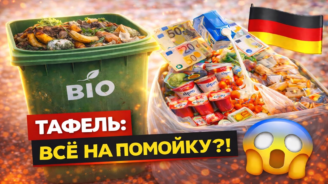 И это ВСЁ на помойку?! Тафель в Германии 😳