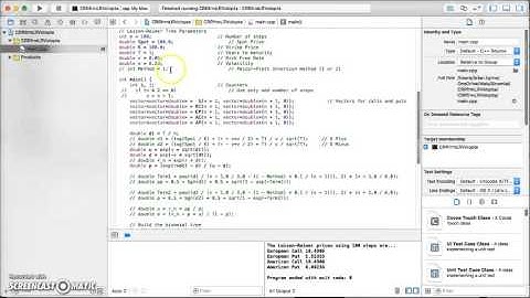 C++ Xcode Cox Ross Rubinstein for 4 step tree