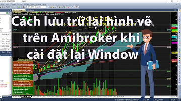 Cách lưu trữ lại hình đã vẽ trước đó trên Amibroker khi cài đặt lại Window hoặc chuyển máy tính khác
