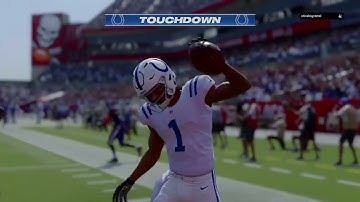 Josh Downs First Downs Touchdowns scores after I audible to a pass... | #ski_wii_hennessy on #Twitch