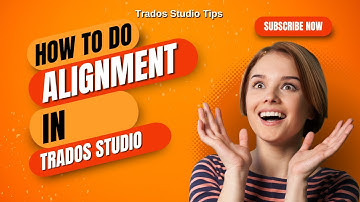 How to align files in Trados Studio 2022? #cattools #trados