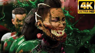 Omni-Man Vs Mileena Train Fatality Mortal Kombar 1 4K Max Settings Dlss Quality