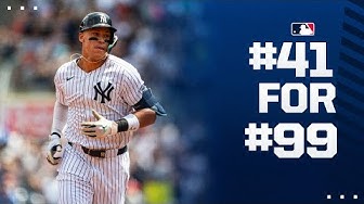 41 homers for Aaron Judge! SIXTEEN of them have come in the first inning! thumbnail