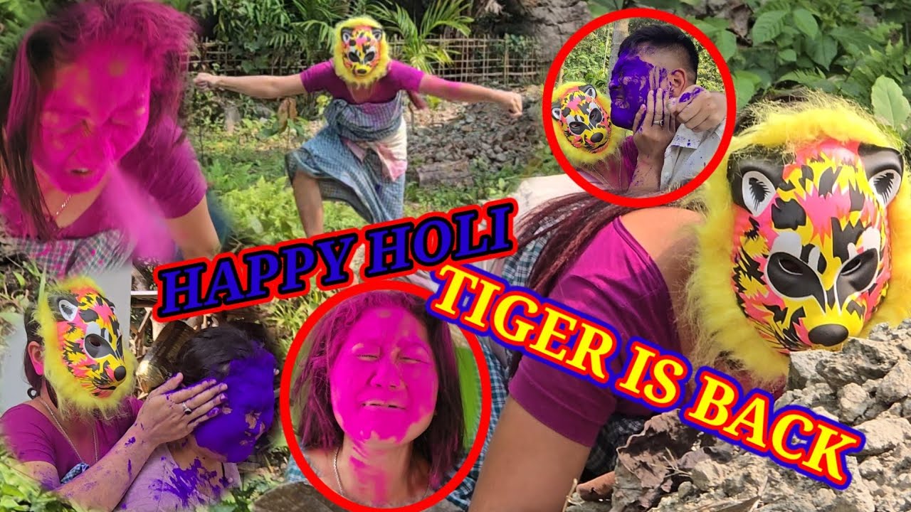HAPPY HOLI//TIGER IS BACK/@nmahilaryofficial 