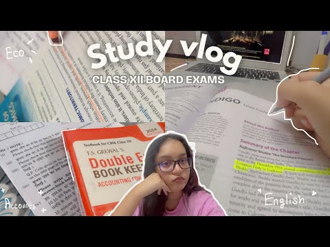 Surviving my class 12 BOARD EXAMS ☕️💀 | A Real & Honest Vlog 😵‍💫