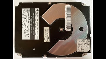 IBM DSAS-3360 Hard Drive Sounds - 350MB SCSI drive from 1994