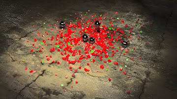 Blender 2.68 - Cell Fracture, Rigid Body Physics and Motion Blur Test