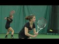At Practice: Women's Tennis