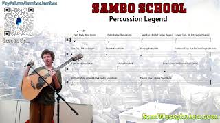 Sambo School - Transcribing Guitar Percussion 1 chords