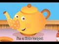 Im a little teapot with lyrics  nursery rhymes by eflashapps