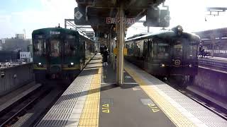 【鉄道車窓】京都丹後鉄道KTR300形快速大江山号・大江→宮津