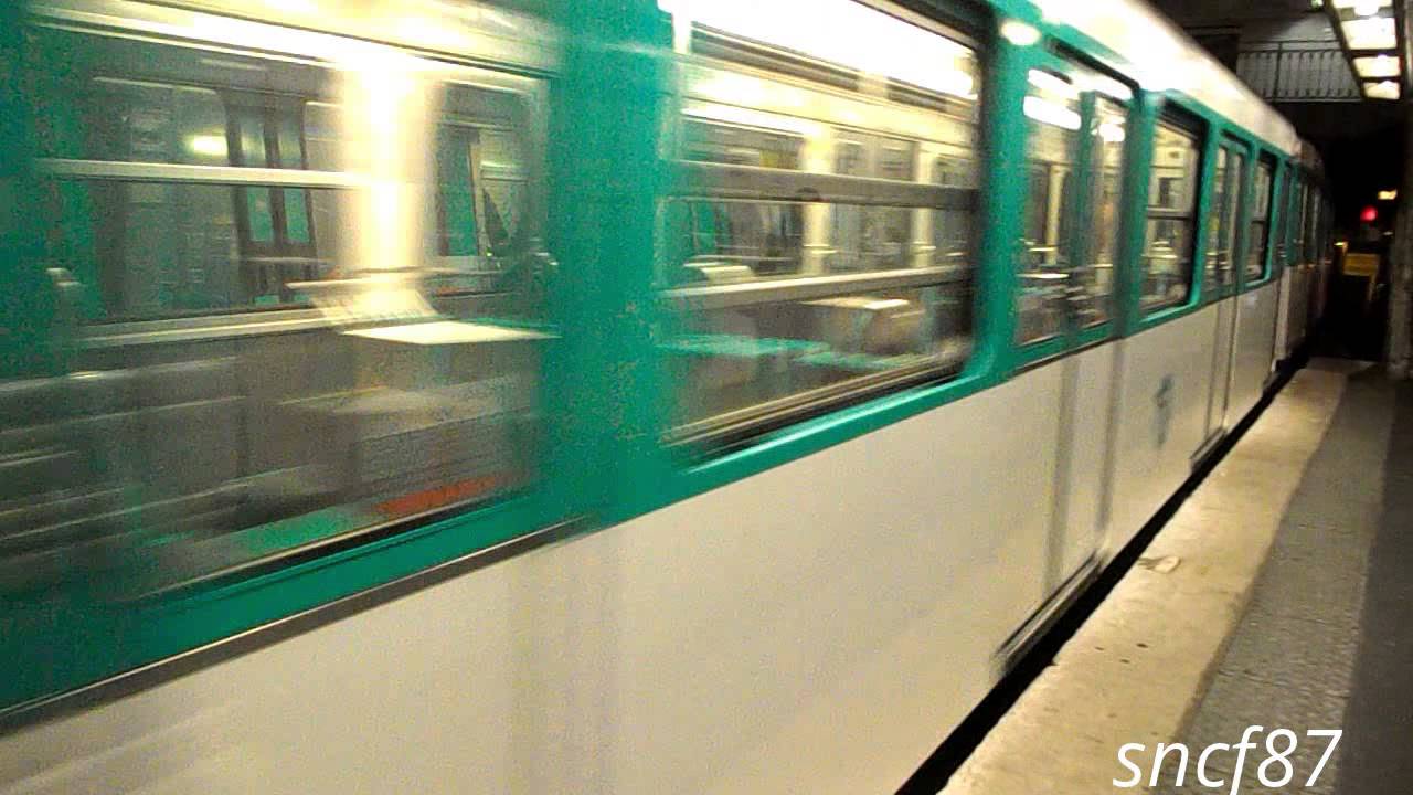 Rare MF67 Metro à Ligne 8 à Concorde