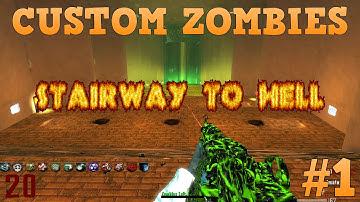 World At War: CUSTOM ZOMBIES | STAIRWAY TO HELL #1